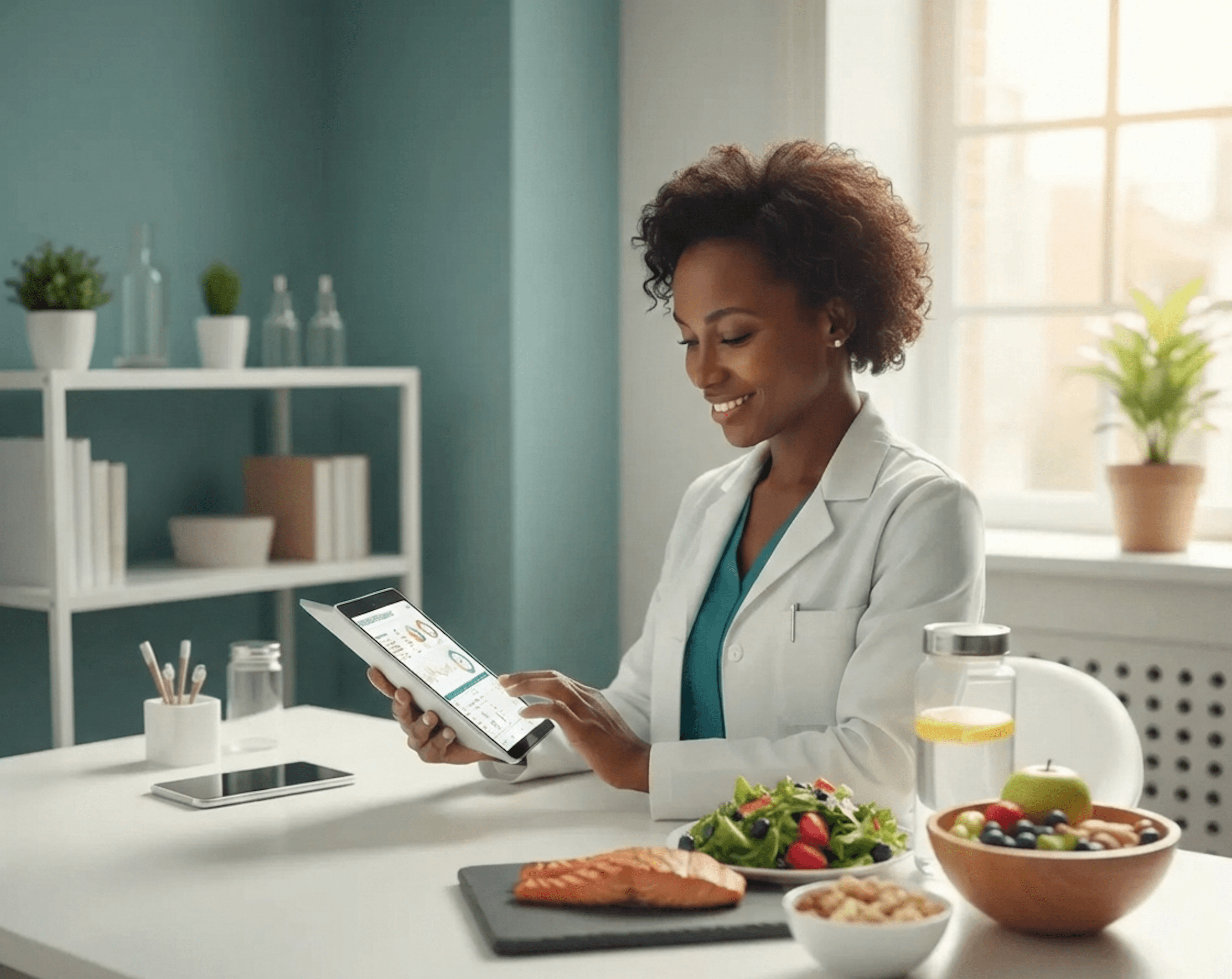 Fresh ingredients symbolising lifestyle support and nutrition planning.